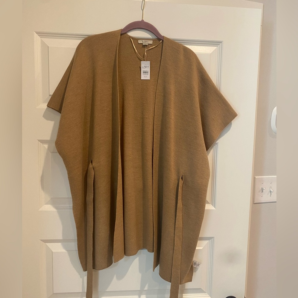 NWT loft wrap sweater